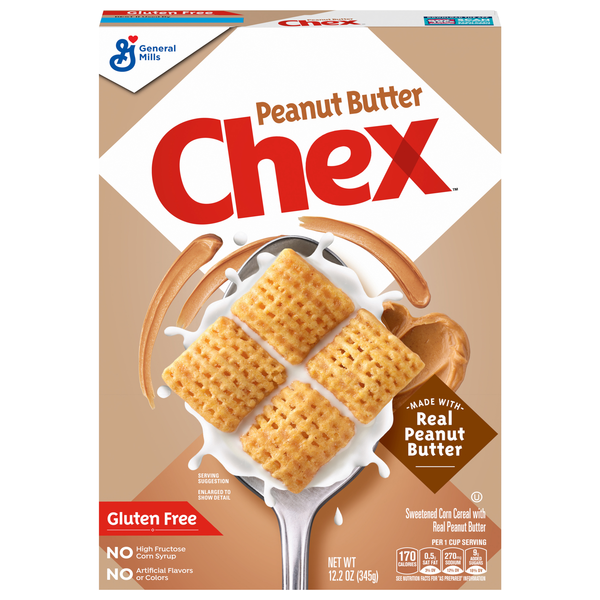 Chex Gluten Free Peanut Butter Sweetened Corn Cereal