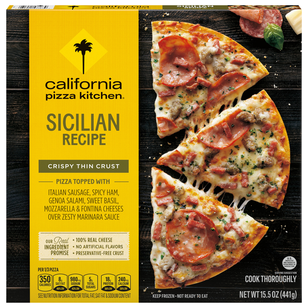 California Pizza Kitchen Crispy Thin Crust Sicilian Recipe Frozen