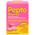 Pepto Bismol Upset Stomach Reliever/Antidiarrheal Chewable Tablets Cherry