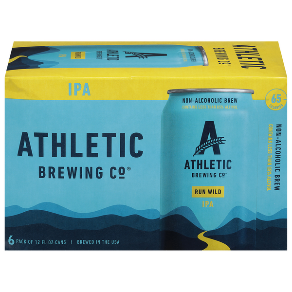 Save on Athletic Brewing Co. Run Wild IPA NonAlcoholic Beer 6 pk