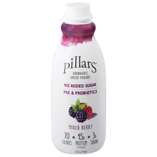 Save on Pillars Drinkable Greek Yogurt Mixed Berry Order Online