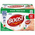 BOOST High Protein Creamy Strawberry 20g Balanced Nutritional Drinks 12 pk