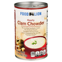 Food Lion Hearty Clam Chowder Soup
