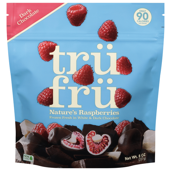 Save on Tru Fru Nature's Raspberries Dark Chocolate Order Online