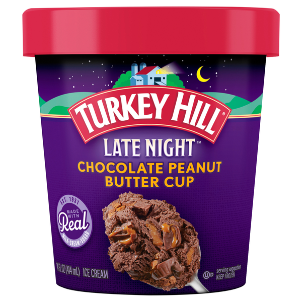 Turkey Hill Late Night Chocolate Peanut Butter Cup Ice Cream