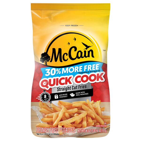 McCain Quick Cook Straight Cut French Fries Frozen
