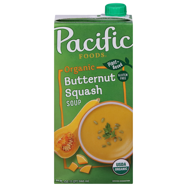 Pacific Foods Organic Plant-Based Gluten Free Butternut Squash Soup