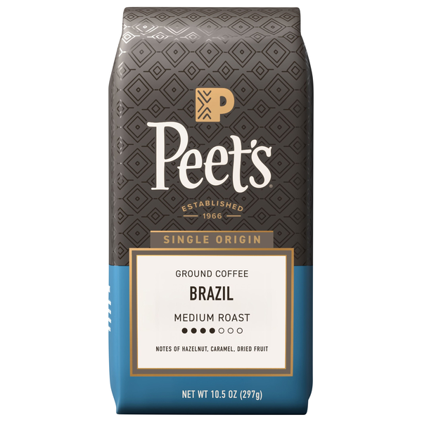 Peet's Brazil Medium Roast Ground Coffee