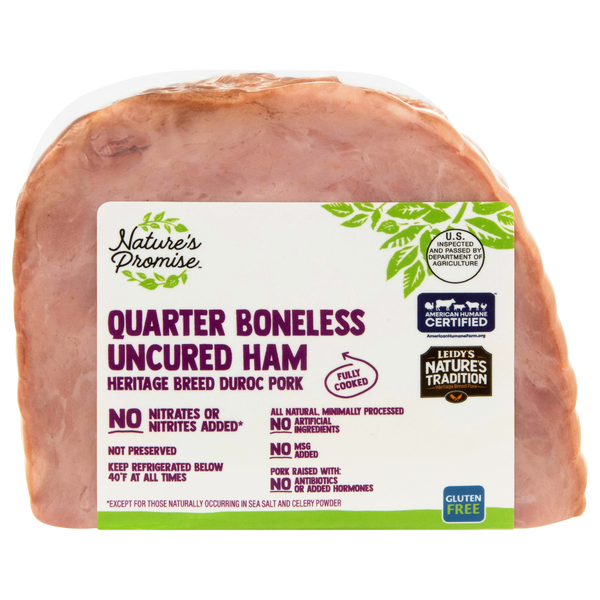 Nature's Promise Boneless Uncured Ham Quarter