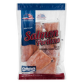 Great American Seafood Wild Caught Skin-On Salmon Portions Frozen