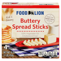 Food Lion Vegetable Oil Buttery Spread Sticks - 4 ct