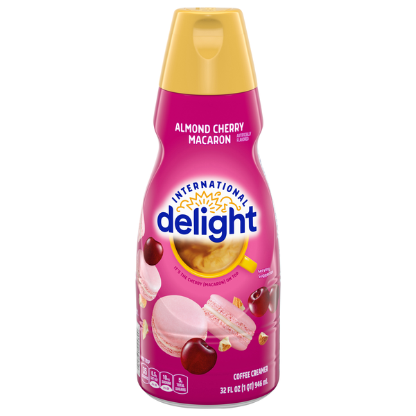 International Delight Almond Cherry Macaron Flavored Coffee Creamer