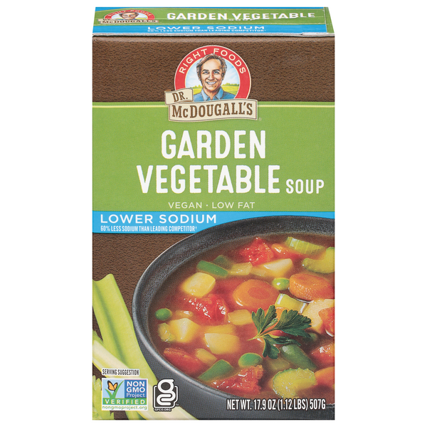 Dr. McDougall's Lower Sodium Gluten Free Vegan Garden Vegetable Soup
