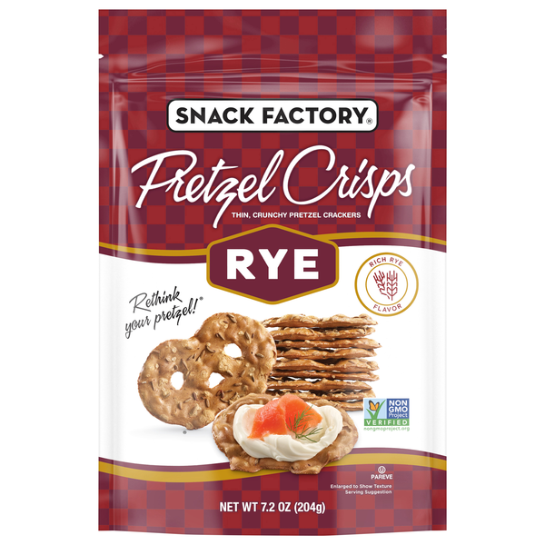 Snack Factory Rye Pretzel Crisps