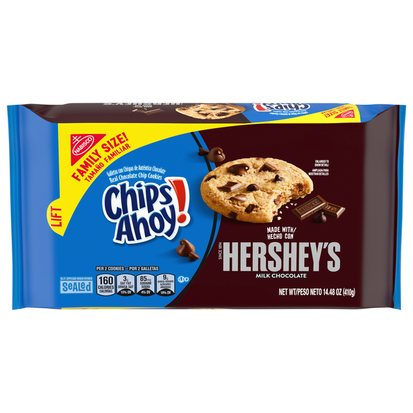 Nabisco Chips Ahoy! Chocolate Chip Cookies with Hershey's Milk Chocolate