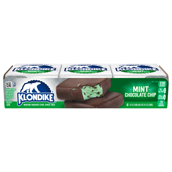 Save on Klondike Ice Cream Bars Mint Chocolate Chip 6 ct Order Online Delivery Giant