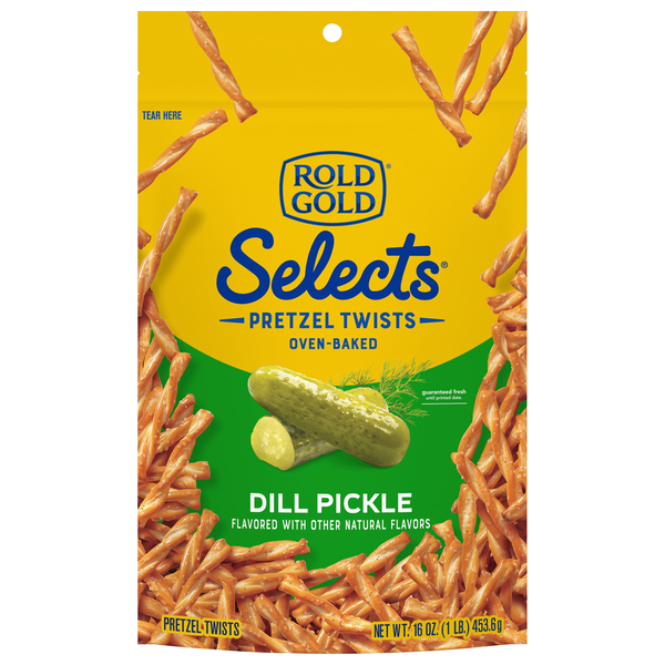 Rold Gold Selects Dill Pickle Flavored Pretzel Twists