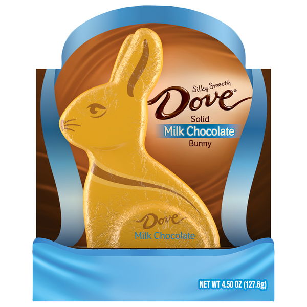 DOVE Solid Milk Chocolate Bunny Easter Candy