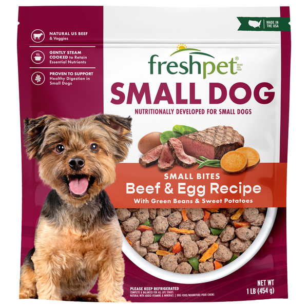 Freshpet Small Bites Beef & Egg Recipe Refrigerated All Stages Dog Food