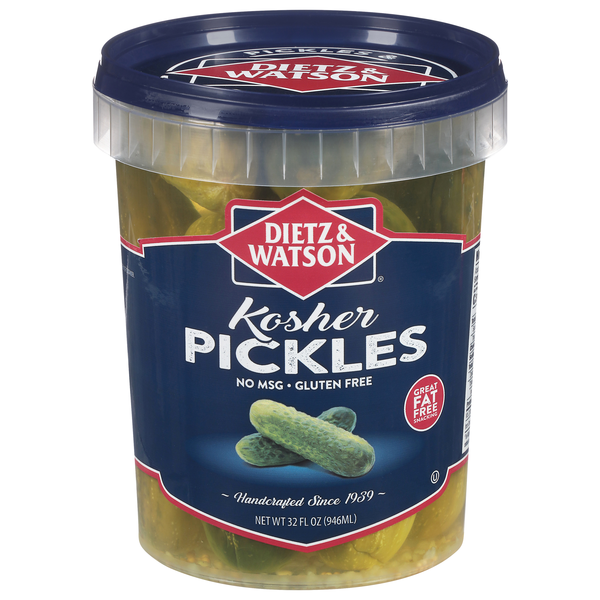 Dietz & Watson Whole Kosher Pickles Refrigerated