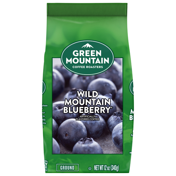 Green Mountain Wild Mountain Blueberry Flavored Light Roast Ground Coffee