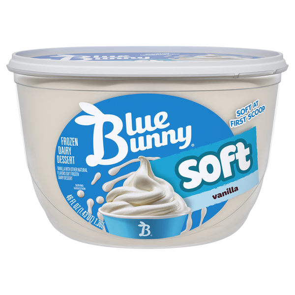 Blue Bunny Soft Vanilla Frozen Dairy Dessert