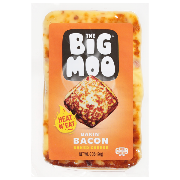The Big Moo Bakin' Bacon Baked Cheese Block
