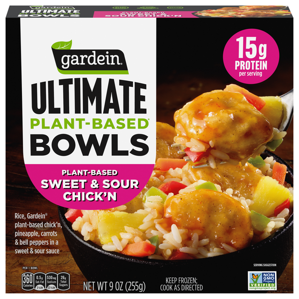 Gardein Ultimate Plant-Based Bowls Sweet & Sour Chick'n Frozen Meal