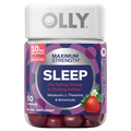 OLLY Strawberry Sunset Maximum Strength Sleep Gummies