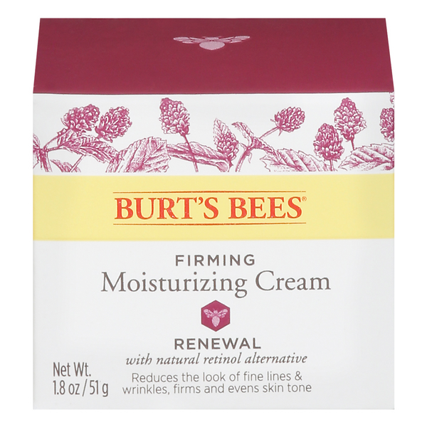 Save on Burt's Bees Firming Moisturizing Cream Renewal Order Online