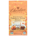 Chocolove Pumpkin-Shaped Milk Chocolate Pumpkin Spice Bites Candy
