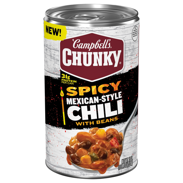 Campbell's Chunky Spicy Mexican-Style Chili with Beans