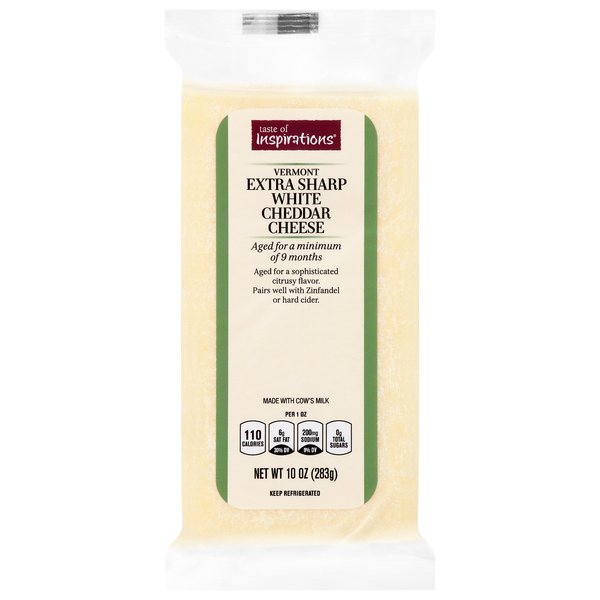Save on Taste of Inspirations Aged Vermont Extra Sharp White