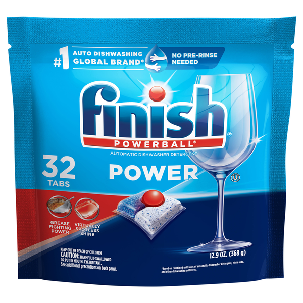 FINISH Powerball Power Dishwasher Detergent Tabs