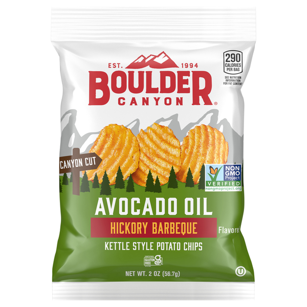 Boulder Canyon Canyon Kettle Style Hickory Barbeque Potato Chips
