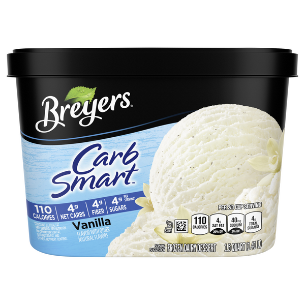 Save on Breyers Carb Smart Frozen Dairy Dessert Vanilla Order Online