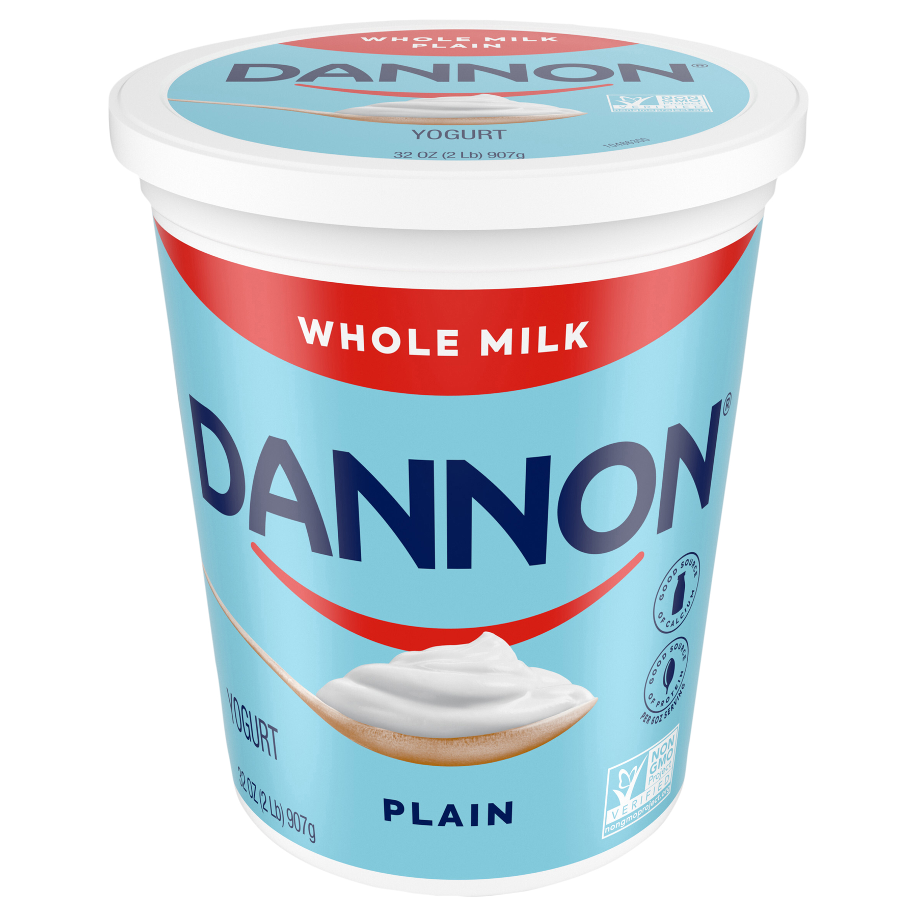 Dannon Dannon Yogurt Plain Whole Milk All Natural