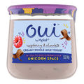 Oui by Yoplait Creamy Whole Milk Raspberry & Chocolate French Style Yogurt