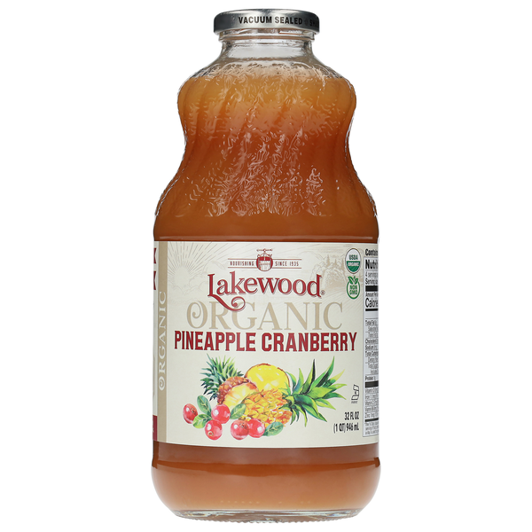 Lakewood Organic Pineapple Cranberry Juice