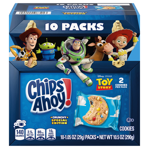 Chips Ahoy! Disney & Pixar's Toy Story Candy Blasts Crunchy Cookies - 10ct