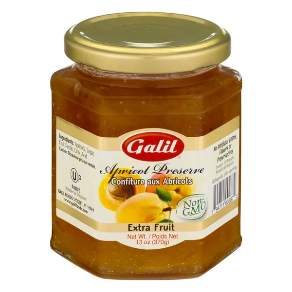 Galil Imported Apricot Preserves Kosher For Passover