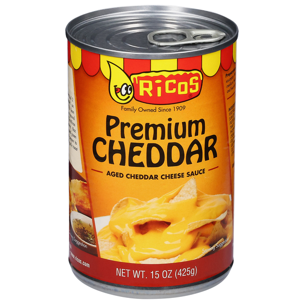 Ricos Premium Aged Cheddar Cheese Sauce