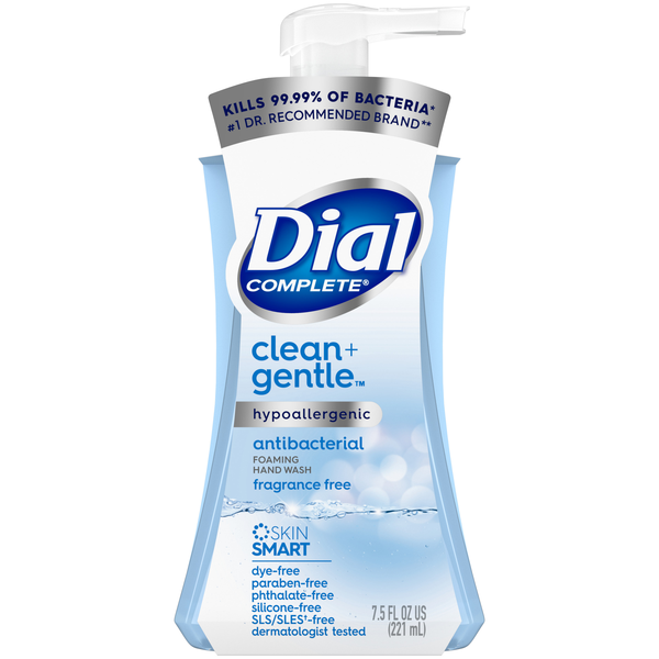 Dial Complete Clean + Gentle Antibacterial Foaming Hand Wash