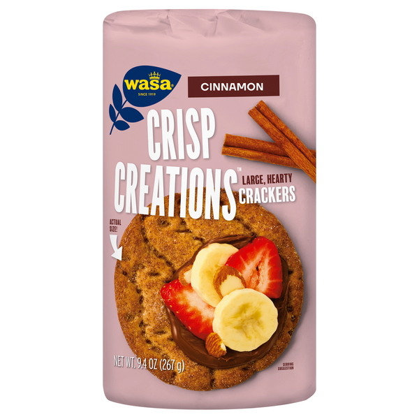 Wasa Gluten Free Sesame & Sea Salt Crispbread, 6.1 Oz (Pack Of 10), Gluten Free Crackers, Non-GMO Ingredients