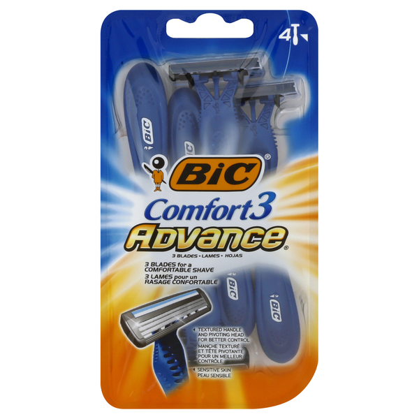 BIC Advance Comfort3 Men's Disposable Razors