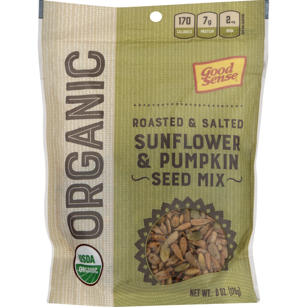 Good Sense Sunflower & Pumpkin Seed Mix Roasted & Salted Organic