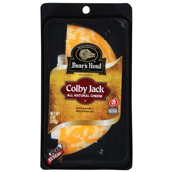 Boar's Head Natural Colby Jack Cheese (Pre-Sliced)