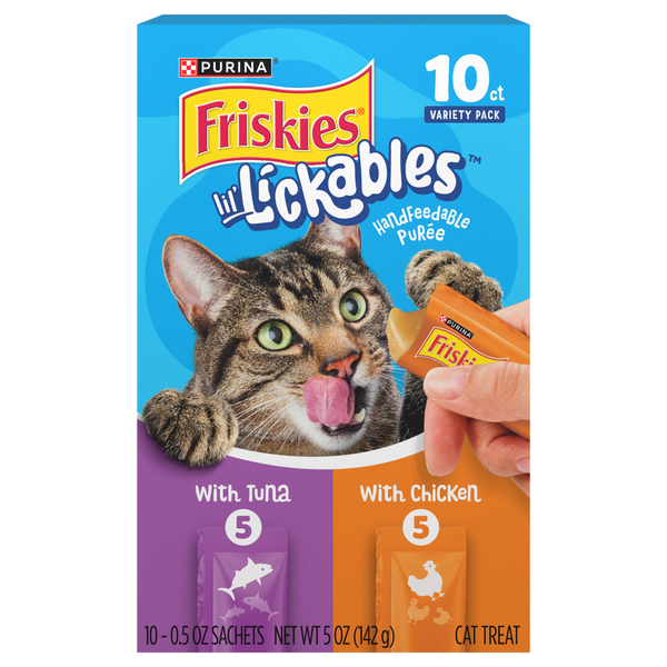 Friskies Lil' Lickables Tuna & Chicken Cat Treat Variety Pack - 10 ct