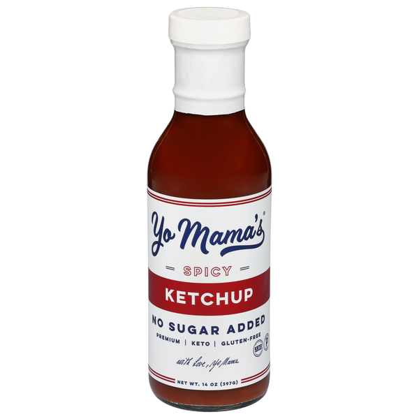 Yo Mama's No Sugar Added Spicy Ketchup
