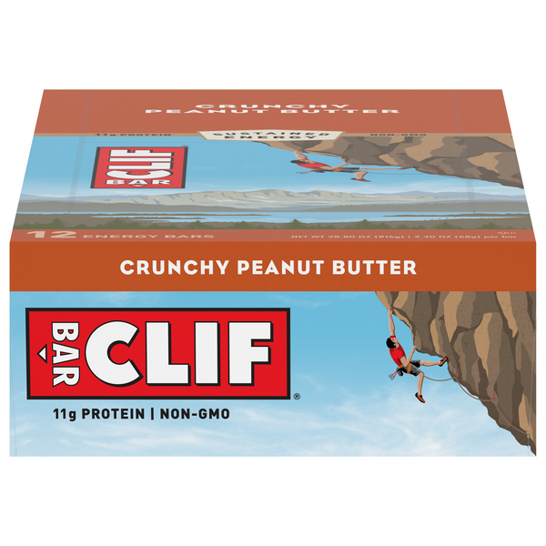 Save on Clif Energy Bars Crunchy Peanut Butter Limited Edition 12 ct